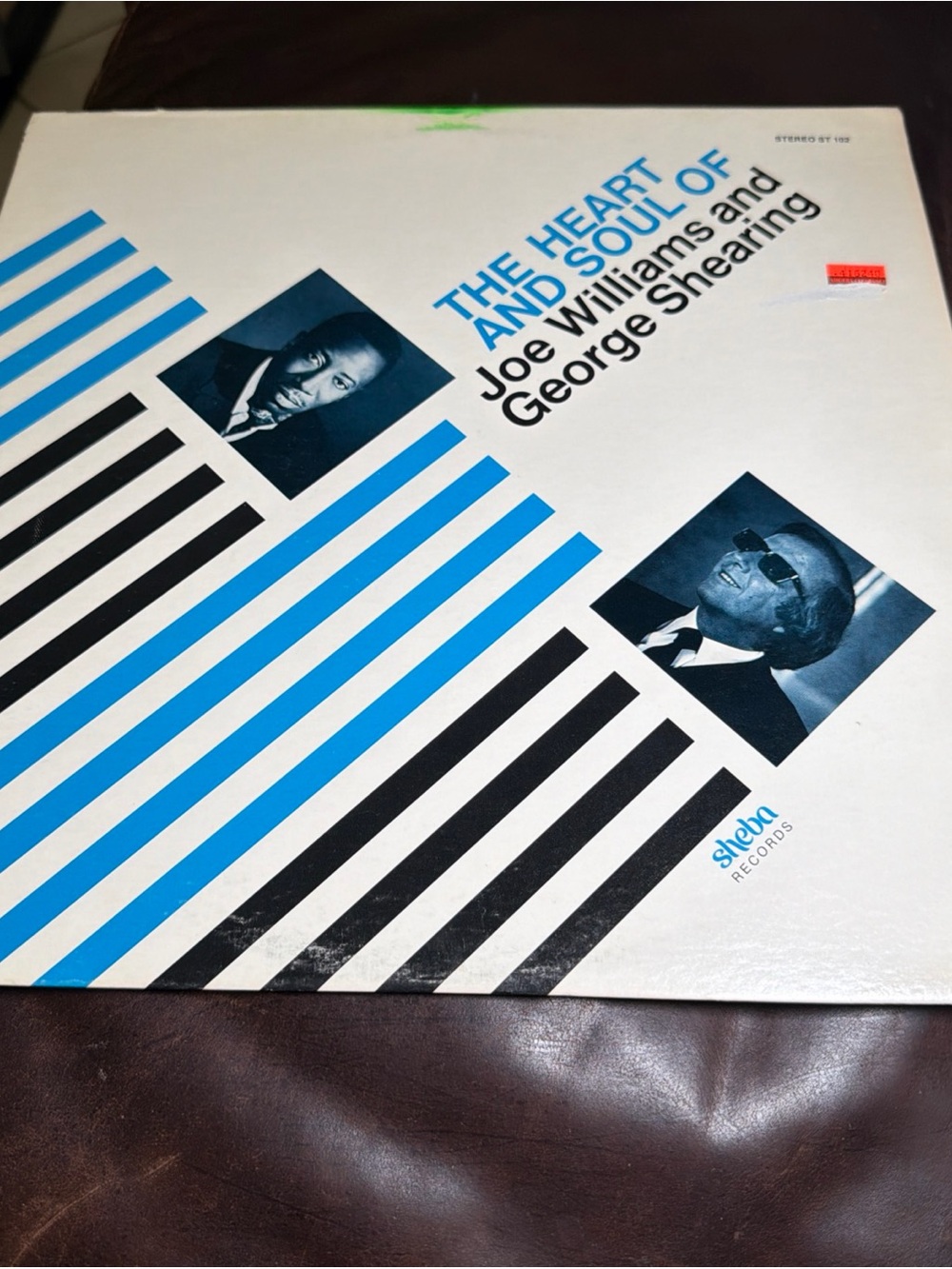 The Heart and Soul - Joe Williams & George Shearing (Blue/Black/White)